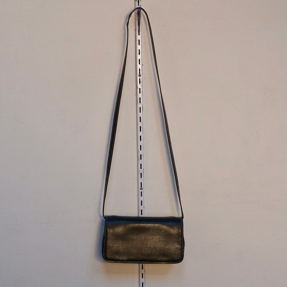 💚 VINTAGE LIZ CLAIBORNE Black Mini Crossbody Bag (OS) - Picture 2 of 15